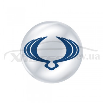 Стикер (наклейка) 12,5 мм SsangYong для автомобильного ключа